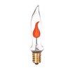 Bulbrite 3w Dimmable Clear CA10 Incandescent Light Bulbs Medium (E26) Base, 2700K Warm White Light, 25PK 861967